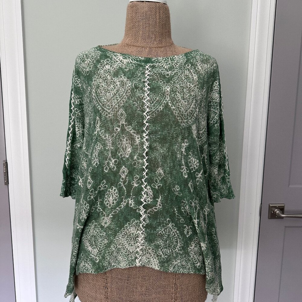 SUNDANCE | Light Knit Cotton Sweater, Size Large